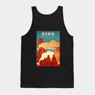 Zion National Park Retro Tank Top